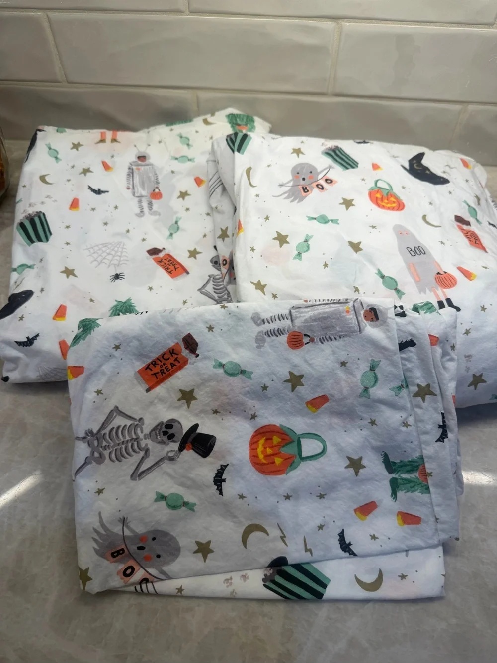 Rifle Paper Co. Halloween Glow-in-the-Dark Sheet Set - Twin
